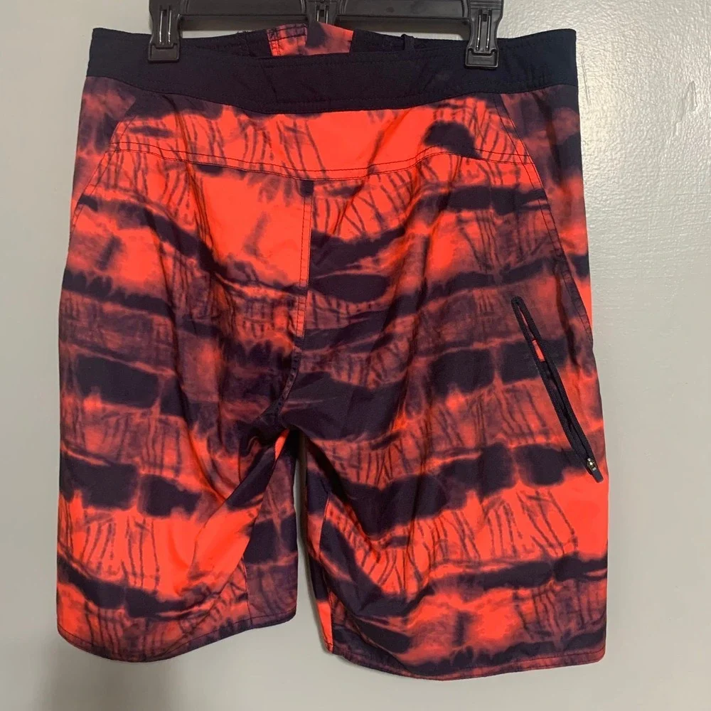 Adidas NMD Color Tech Swim‎ Shorts Ink Solar Red FJ3886 Wake Surf MENS 34 - Picture 2 of 6